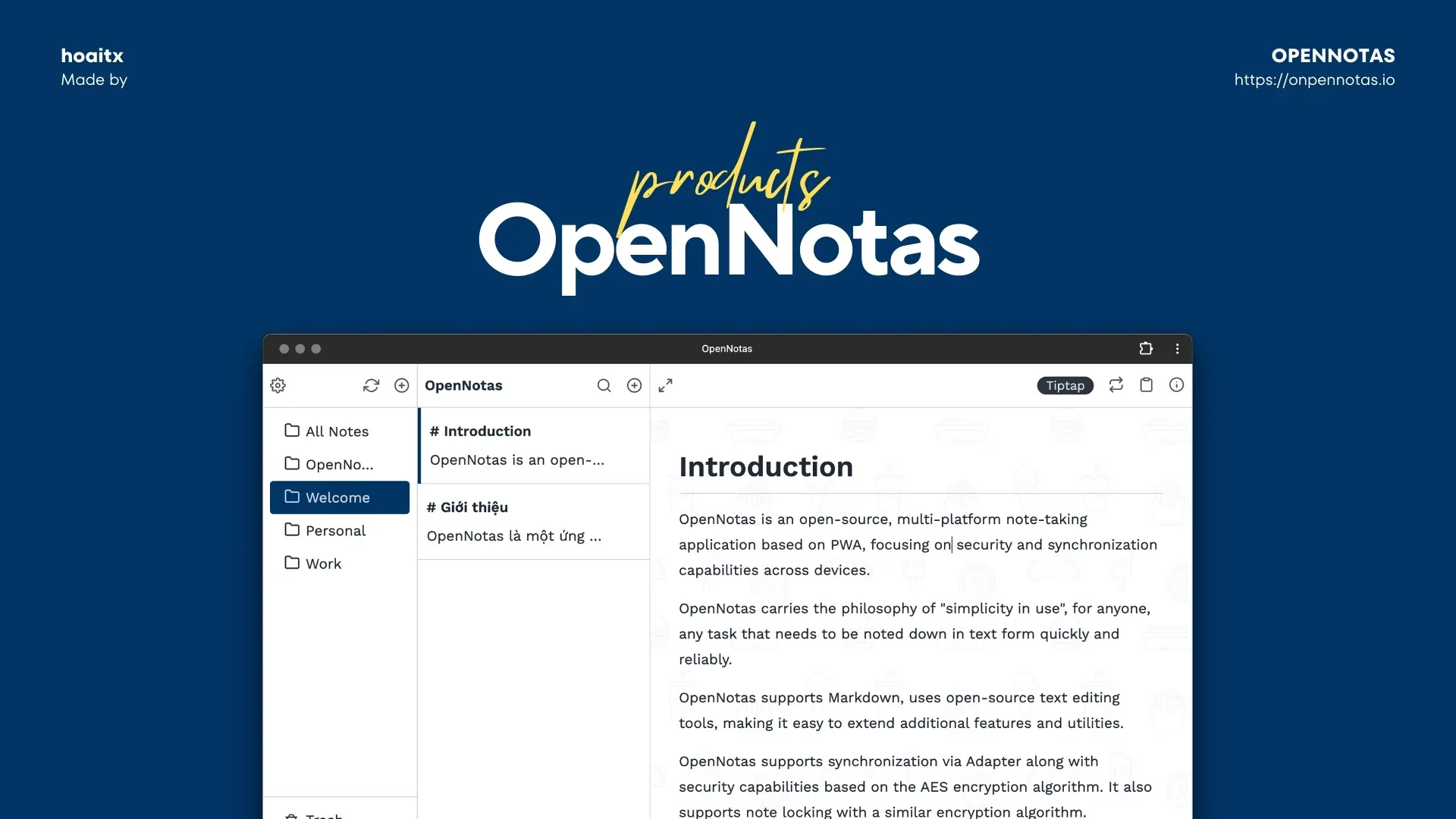Giới thiệu OpenNotas
