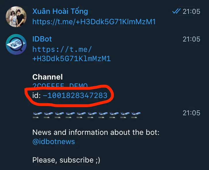 Get Channel ID